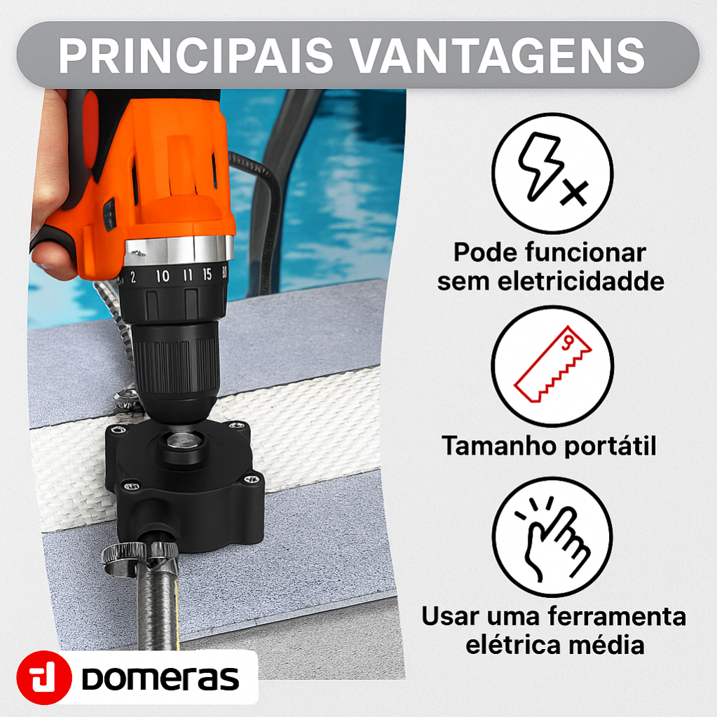 Bomba elétrica para Furadeira