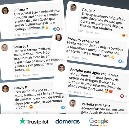 Bomba elétrica para Furadeira